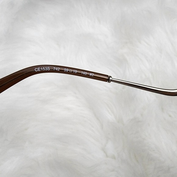 Chloe Wendy 59mm Round Pierced Sunglasses $495 New